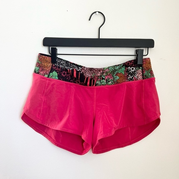 Lululemon Speed Up Short *2.5" Fuchsia Pink / Zen Garden Multi 6 - Picture 3 of 9